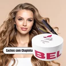 Pomada p/ Cachos Toque Seco | Define com Chapinha e Babyliss
