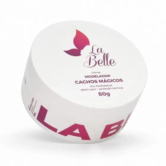 Pomada Modeladora LaBelle 80g | Define Cachos, Proteção Térmica, Efeito Seco
