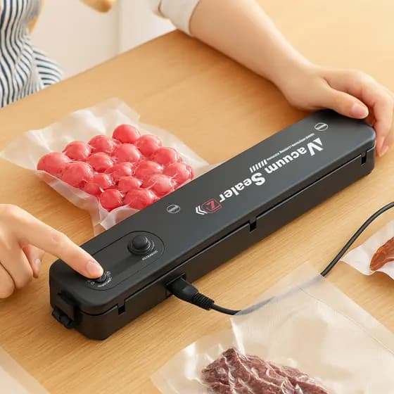 Máquina Seladora Portátil Vácuo De Alimentos 220V, Máquina plastificadora de alimentos, plastificador de alimentos