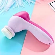 Escova Facial Elétrica 5 em 1 Portátil Esfoliam-te e Massageia, escova de massagem para rosto