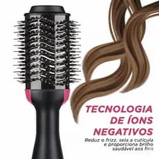Escova Secadora Alisadora, Escova de cabelo feminino, Escova secadora, escova modeladora