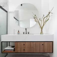 Espelho Redondo 40 cm De Vidro Lapidado Para Sala Quarto Banheiro