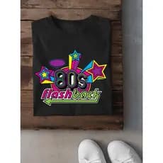 Camiseta Flash Back Anos 80 Blusa Nostalgia 80's Camisa Unissex TSM