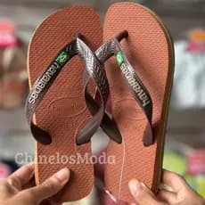 Havaianas Chinelos Listras Brasil Logo Bandeirinha Adulto