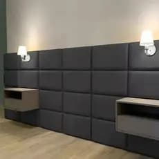 Kit 10 Módulos Cabeceira Estofada Cama Box Casal King Painel Modular Decorativo Quarto Sala