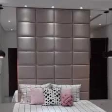 Kit 30 Cabeceiras Modulares Autocolante 40X30 Parede Completa Ate o Teto (Envio Imediato)