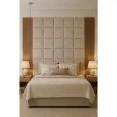Kit 24 Cabeceira Estofadas Adesivas Módulos 40x30 para Cama Solteiro Casal Queen King Envio Imediato