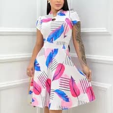 Vestido Evangélico Rodado Manga Princesa com Bojo - Vestido Sofisticado e Delicado