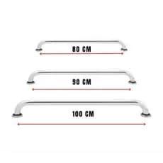 Alça Barra de Apoio kit 3 peças 80cm 90cm 100cm idoso gestante segurança acessibilidade