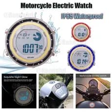 Relógio Digital De Motocicleta De Discagem Luminoso À Prova D'água cupionbr