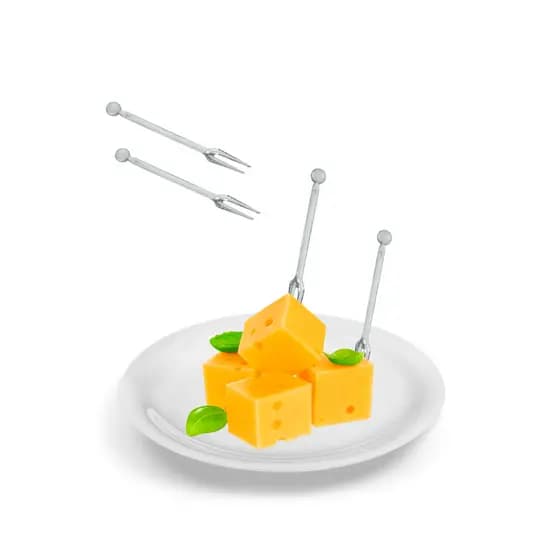 Kit Garfinhos Para Petisco Mini Garfinho Petiscos Fondue Queijo Frutas Frios Doces Festas Eventos