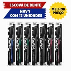 Kit Econômico com 12/24 Unidades de Escova de Dente Navy/BLU