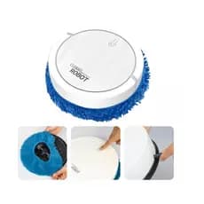Kapbom Ka-1767 Robô De Limpeza Inteligente Passa Pano Automático Portátil Cor Branco 5v
