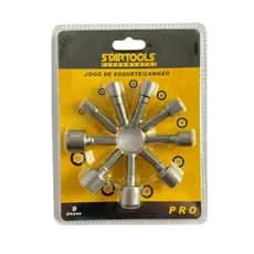 Kit Jogo De Soquete Canhão 9 Peças AR0469 STARTOOLS