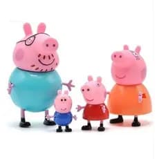 Bonecos da família Peppa Pig