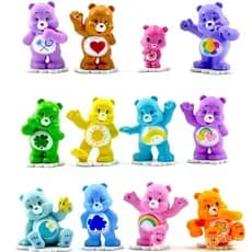 Kit com 12 Figuras em Miniatura dos Ursinhos Carinhosos para Brincadeiras de Alegria e Compartilhamento