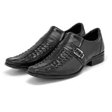 Sapatos Sociais Masculinos Em Couro Confortável Para Trabalho