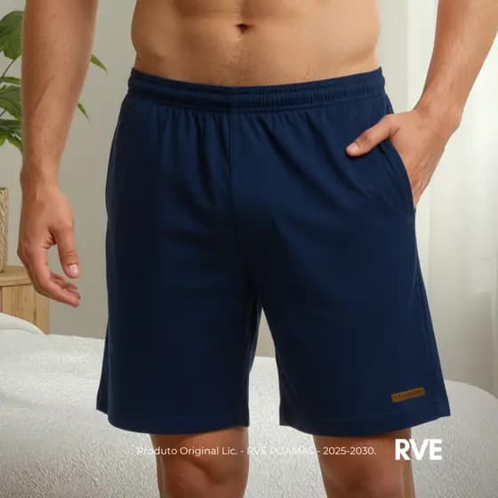 Samba Canção com Bolso Short Box Masculino Casual e para Dormir Cueca Clássica Master Confort