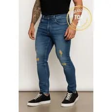 Calça Jogador CVHM Super Skinny | Jeans Premium | Modelagem Justa com Conforto Elastano