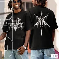Camiseta Básica e Oversized Bring Me BMTH Rock Estilo Gótico Punk Horizon Metalcore World Tour