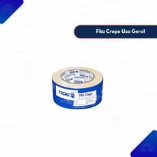 Fita Crepe Uso Geral Branca 18X50/24x50/48X50 Tigre Fita Para Pintura Fita Adesiva Fina Media Grossa