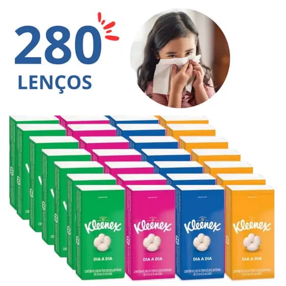 Lenço de Papel Triplo Kleenex Suaves Pacotes de Bolso p/ Casamento