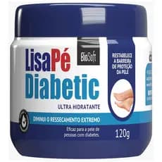Creme Ultra Hidratante Lisa Pé Diabetic 120g - Biosoft