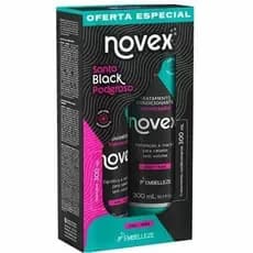 Kit Novex Santo Black Poderoso Shampoo + Condicionador 300ml