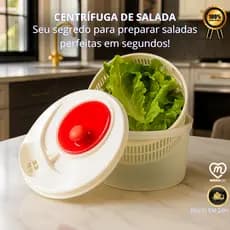 Centrífuga De Salada 3,5L Secagem Rápida Sem Esforço Para Folhas E Hortaliças