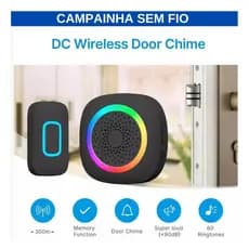 Campainha Sem Fio Varios Toque Sons Residencia Consultorio