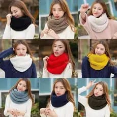 Cachecol Gola Manta feminino tricot moda blogueira outono inverno