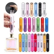 Porta Perfume Mini Frasco Portátil Spray de 5ml Atomatizador Bolsa Viagem Recarregável Carro