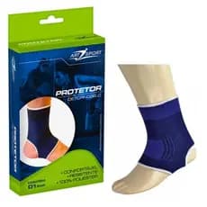 1 Par De Tornozeleira Elastica Esportiva Treino Futebol Corrida Academia Vôlei Basquete