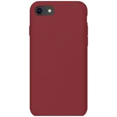 Capinha Para Iphone 7, Iphone 8 Normal e Iphone SE 2020/2022 Cor Vinho Fechada Nas Laterais Aveludada