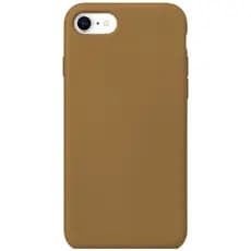 Capinha Castanho Para Iphone 7, Iphone 8 Normal e Iphone SE 2020/2022 Fechada Nas Laterais Aveludada