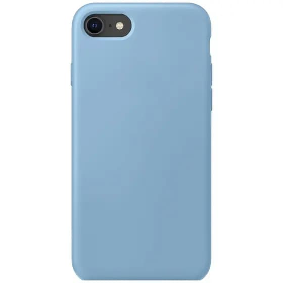 Capinha Azul Céu Para Iphone 7, Iphone 8 Normal e Iphone SE 2020/2022 Fechada Nas Laterais Aveludada
