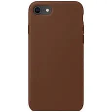 Capinha Marrom Para Iphone 7, Iphone 8 Normal e Iphone SE 2020/2022 Fechada Nas Laterais Aveludada