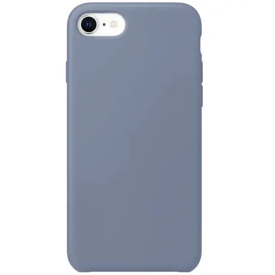Capinha Cinza Azulado Para Iphone 7, Iphone 8 Normal e Iphone SE 2020/2022 Fechada Nas Laterais Aveludada