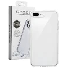 Capa Case Para Iphone 7 Plus 8 Plus Transparente Capinha Antiqueda Fechada nas Laterais Não Amarela