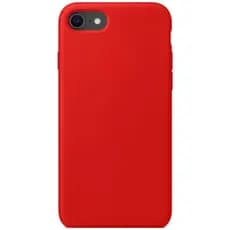 Capinha Vermelha Para Iphone 7, Iphone 8 Normal e Iphone SE 2020/2022 Fechada Nas Laterais Aveludada