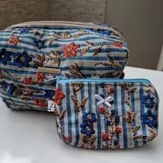 necessarie box media impermeável para maquiagem cosméticos multiuso resistente
