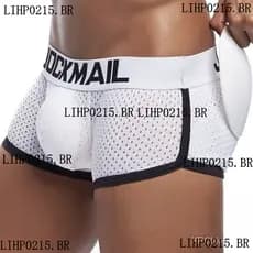JOCKMAIL Cueca boxer Masculina De Malha Com Enchimento Tipo Levantamento De Quadril