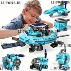 Kit De Robô Solar 6 Em 1 STEM , Brinquedos Para Crianças , Construção Educacional , Experimento Científico , Conjunto De