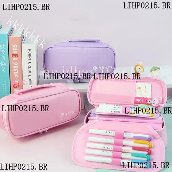 Estojo de lápis infantil Estojo de lápis 3D Tridimensional com senha de bloqueio Estojo de lápis Estojo de papelaria de