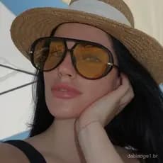 Óculos de Sol Estilo Piloto de Alta Qualidade Personalidade Moda Europeia e Americana Brincos Pendentes em Forma de Sard