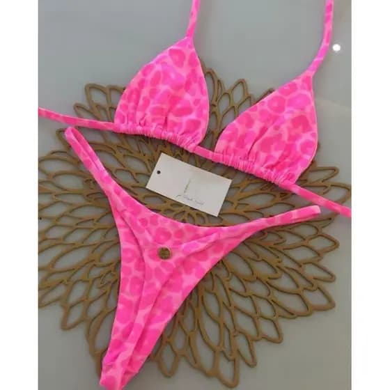 Conjuntos de Biquíni Femininos Para Viagens à Praia Com Design de Suporte para o Peito Para Momentos Relaxantes em Ativi