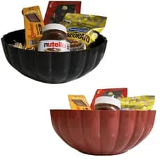 Vaso Plantas Cachepo Bacia G Centro de Mesa Plástico Injetado Moranga 35x12 Decorativo Leven Artes