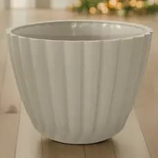 Kit Vasos Plantas Estilo Cachepô Squash Plastico Injetado Decorativo Resistente 17x12 Leven Artes