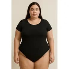 Body Feminino Decote redonda Manguinha Curta Verão