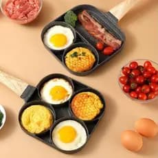 Frigideira Antiaderente 3 em 1 Multifuncional Panela Fundo Comeia Fritadeira